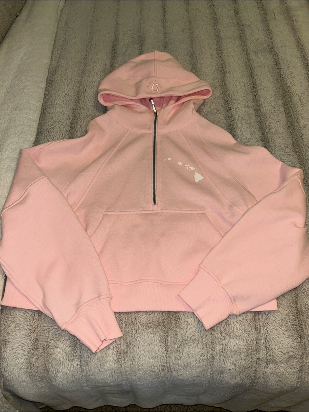 Lululemon Hawaii Half Zip Scuba Pullover Hoodie.